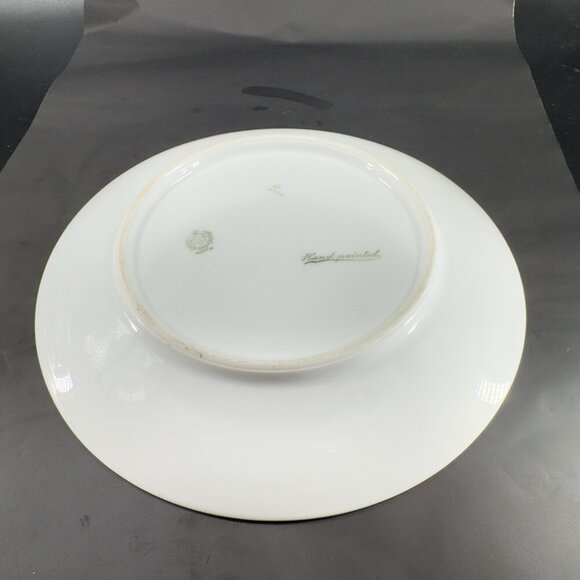 Antique Bavaria Hand Painted Red Flower Plate Dish Made In Germany Porcelain VTG - Picture 7 of 13